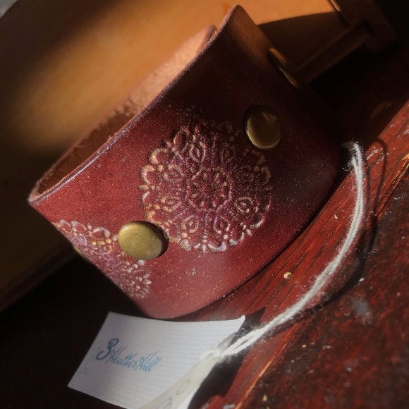 💟3HeatherHill Handmade Leather Bracelet Cuff💟 - Picture 3 of 8